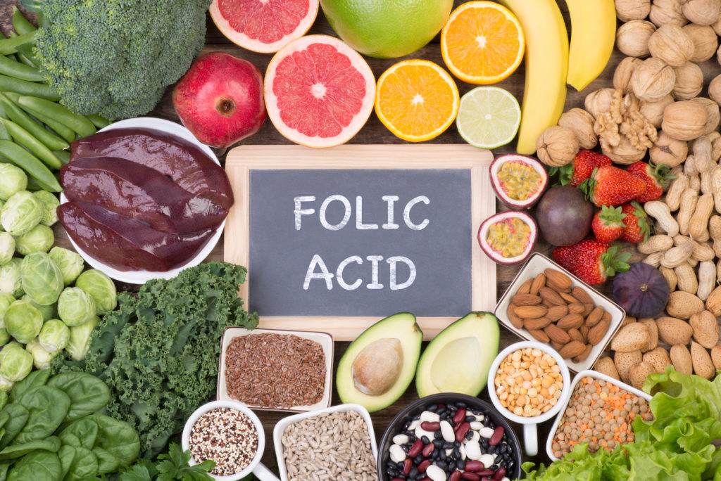 alimente acid folic